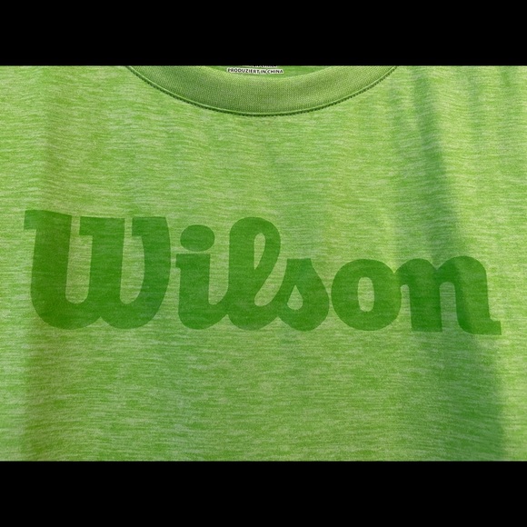 Wilson UWII Script Tech Tee - NWT - Blade Green - Picture 2 of 5